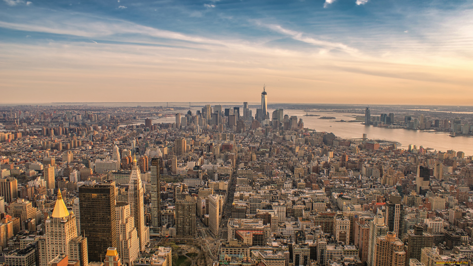 new, york, города, нью-йорк, , сша, панорама, небоскребы