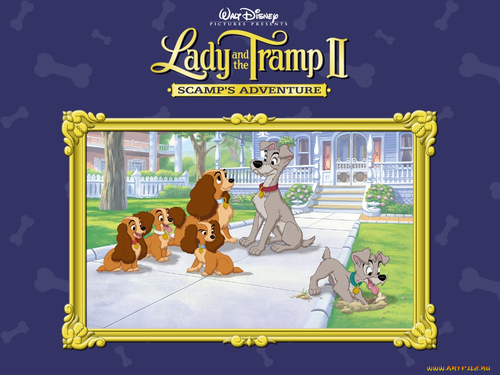 lady, and, the, tramp, ii, scamp`s, adventure, мультфильмы