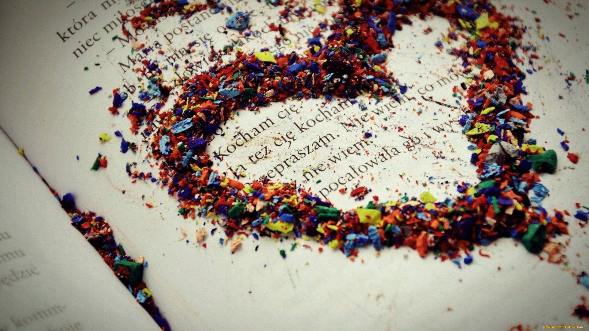 праздничные, день, святого, валентина, , сердечки, , любовь, бумага, любовь, стружка, надпись, разноцветные