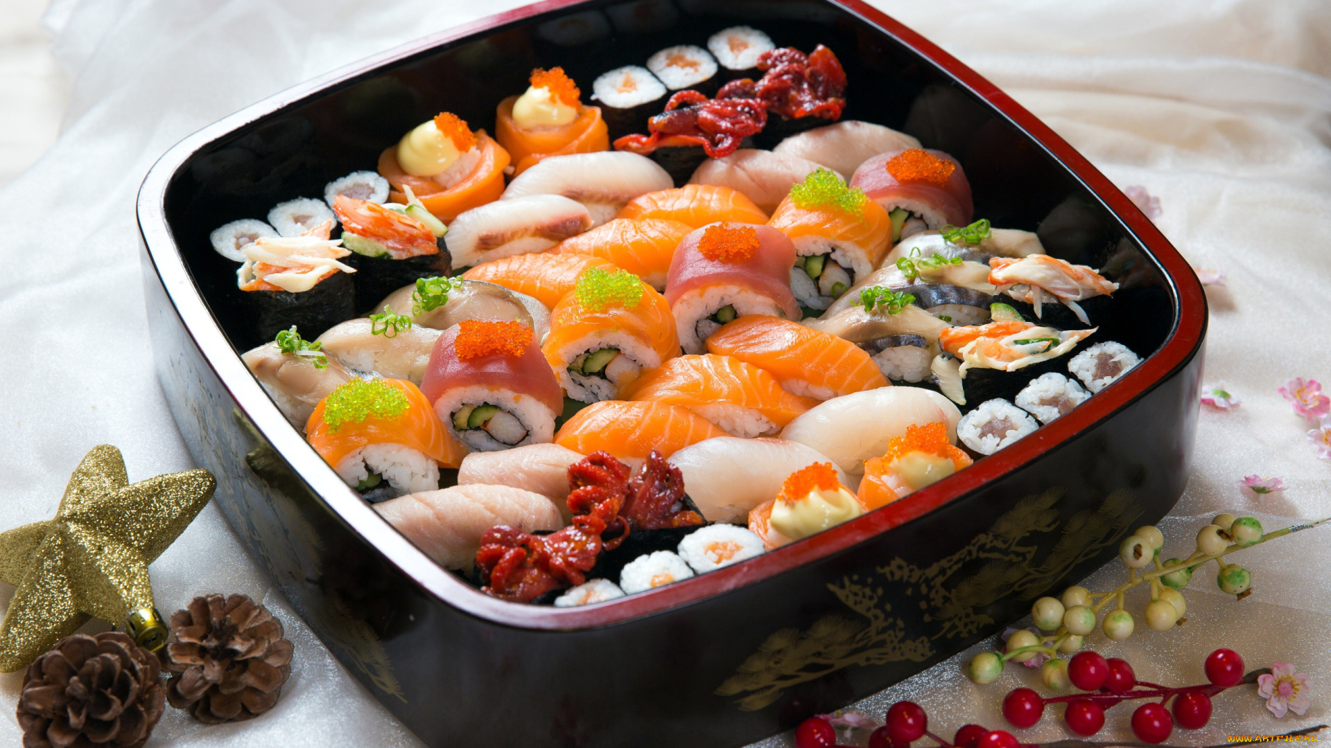 еда, рыба, , морепродукты, , суши, , роллы, кухня, японская, роллы, суши, ассорти