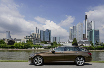 Картинка автомобили mercedes-benz line коричневый 2014г s205 estate exclusive c 200