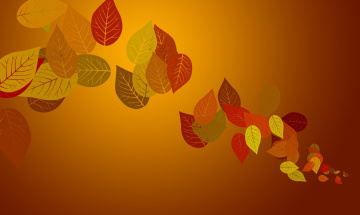 Картинка векторная+графика природа+ nature листья фон осень
