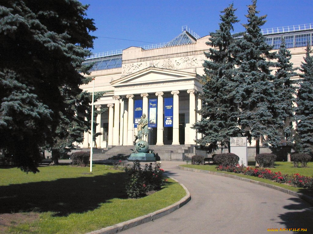 музей, изобразительных, искусств, имени, пушкина, города, москва, россия