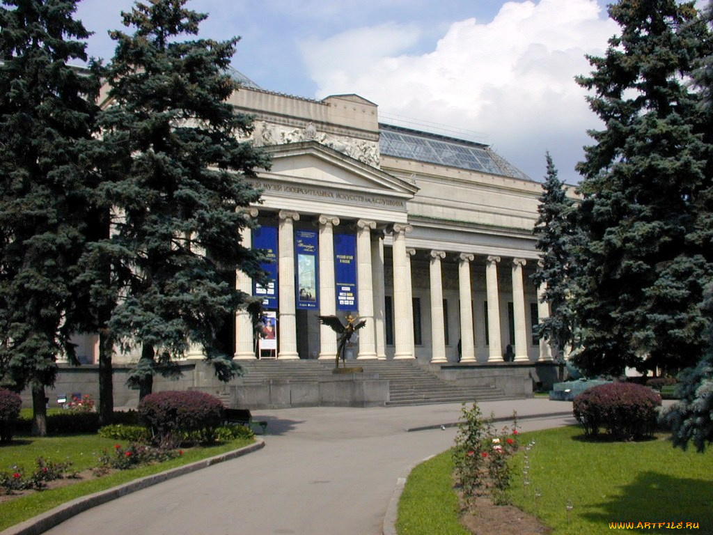 музей, изобразительных, искусств, имени, пушкина, города, москва, россия