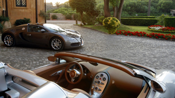 Картинка bugatti veyron автомобили франция спортивные класс-люкс automobiles s a