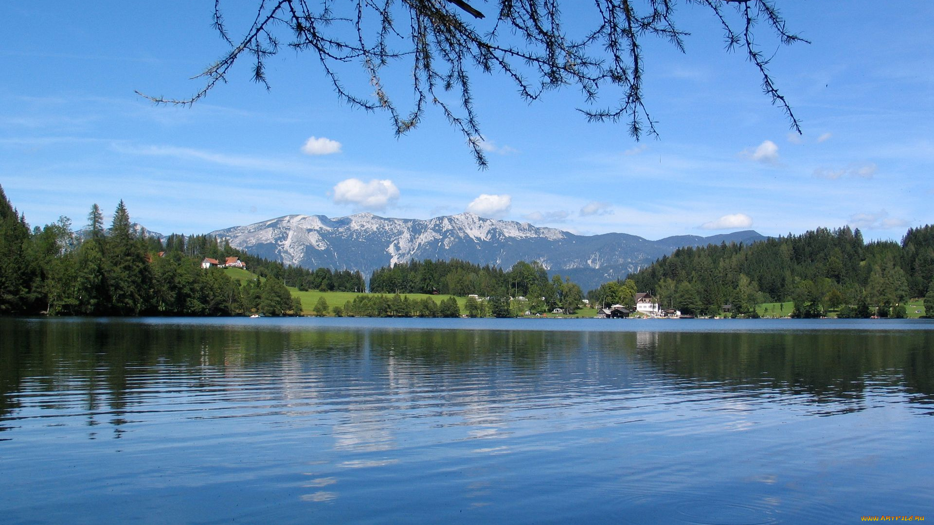 austria, природа, реки, озера, озеро, горы, австрия