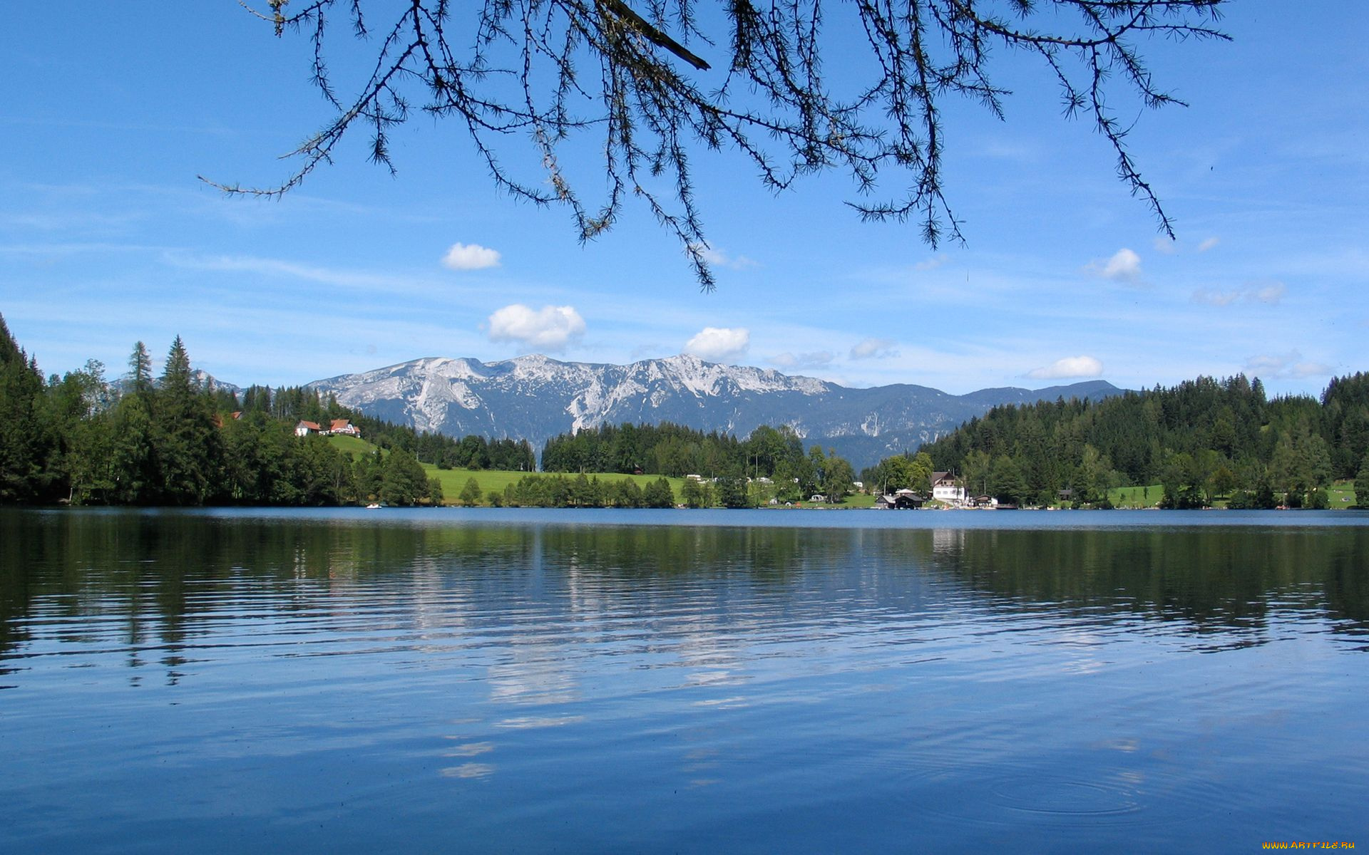austria, природа, реки, озера, озеро, горы, австрия