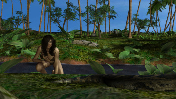 Картинка 3д+графика фантазия+ fantasy змея взгляд фон девушка