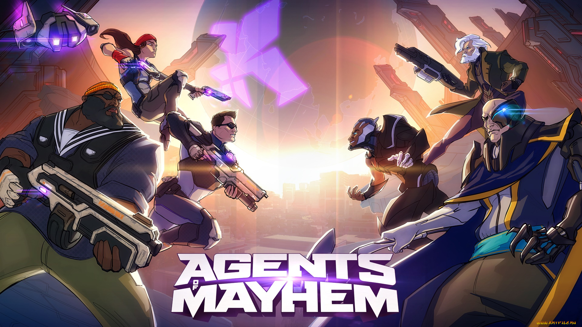 видео, игры, agents, of, mayhem, agents, of, mayhem