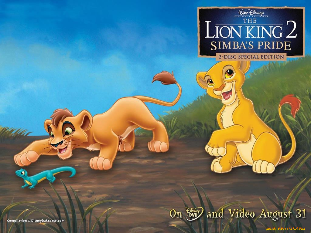 мультфильмы, the, lion, king, ii, simba`s, pride