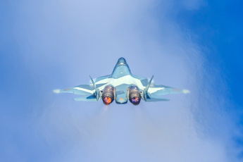 Картинка су-57 авиация боевые+самолёты wallhaven окб сухого истребитель пятого поколения пак фа т50 сопла су57