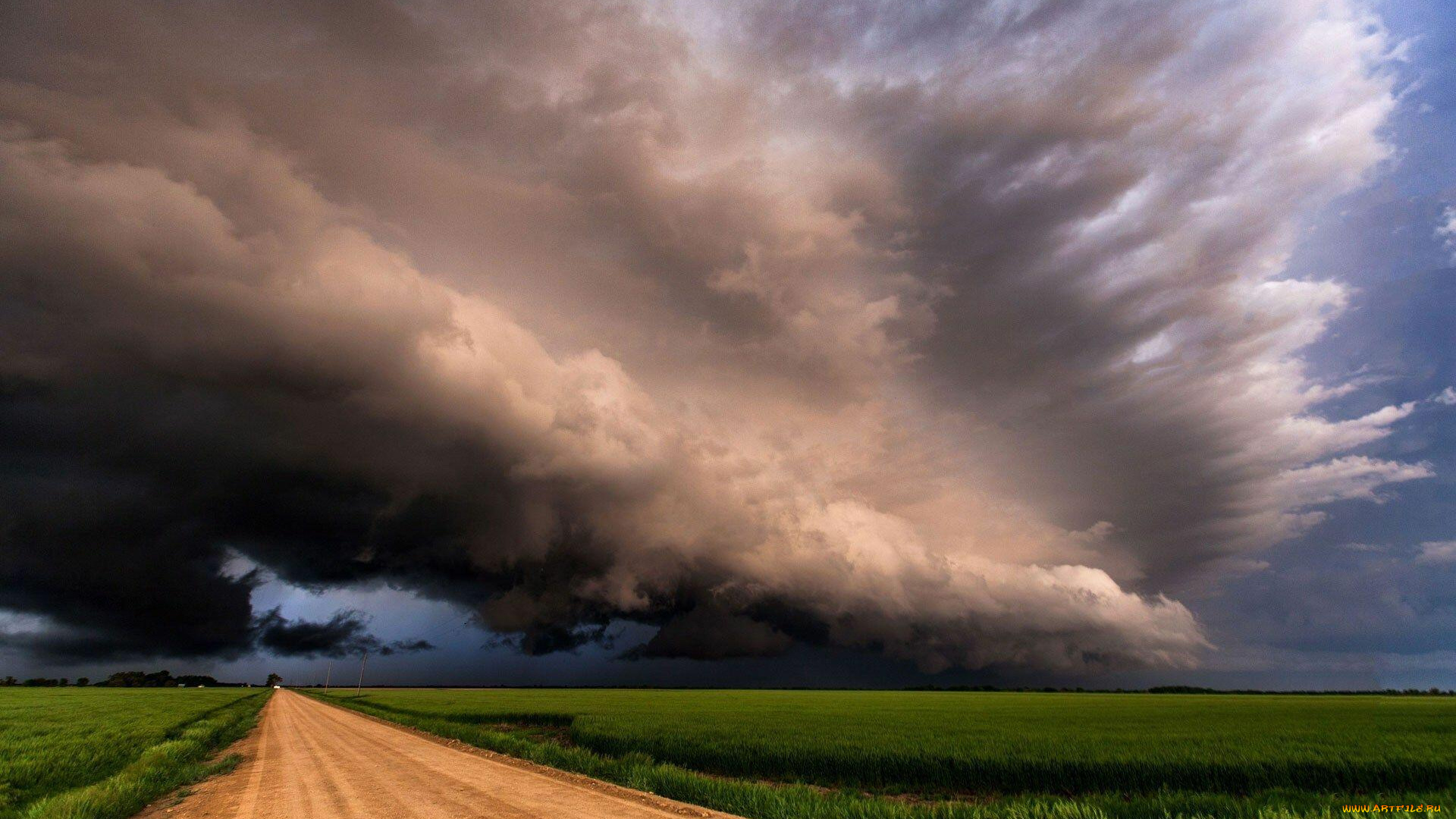 природа, стихия, торнадо, буря, небо, горизонт, ветер, ураган, бедствие, облака, непогода, дождь, ливень, чёрные