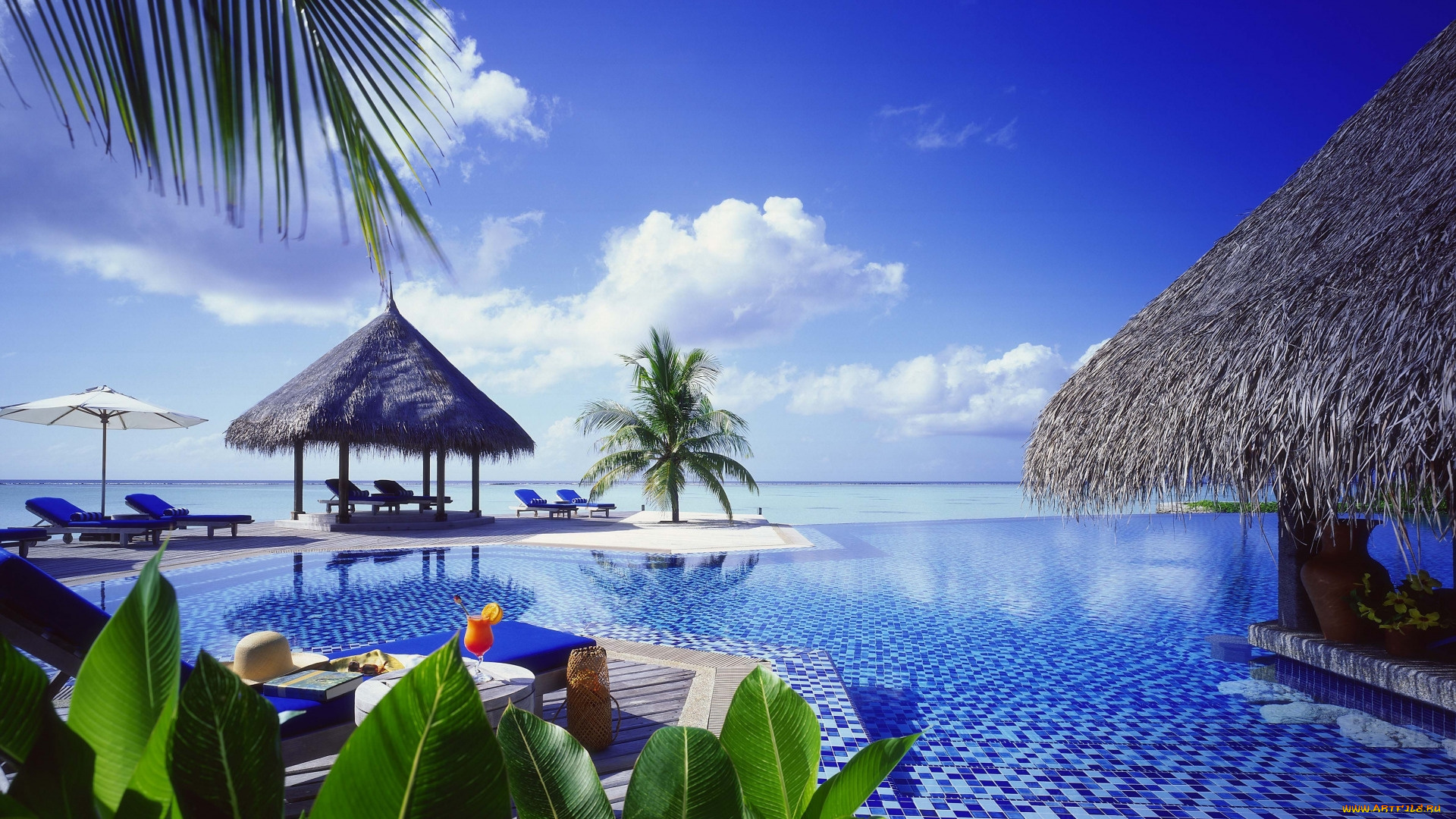 maldives, resort, интерьер, бассейны, , открытые, площадки, maldives, resort