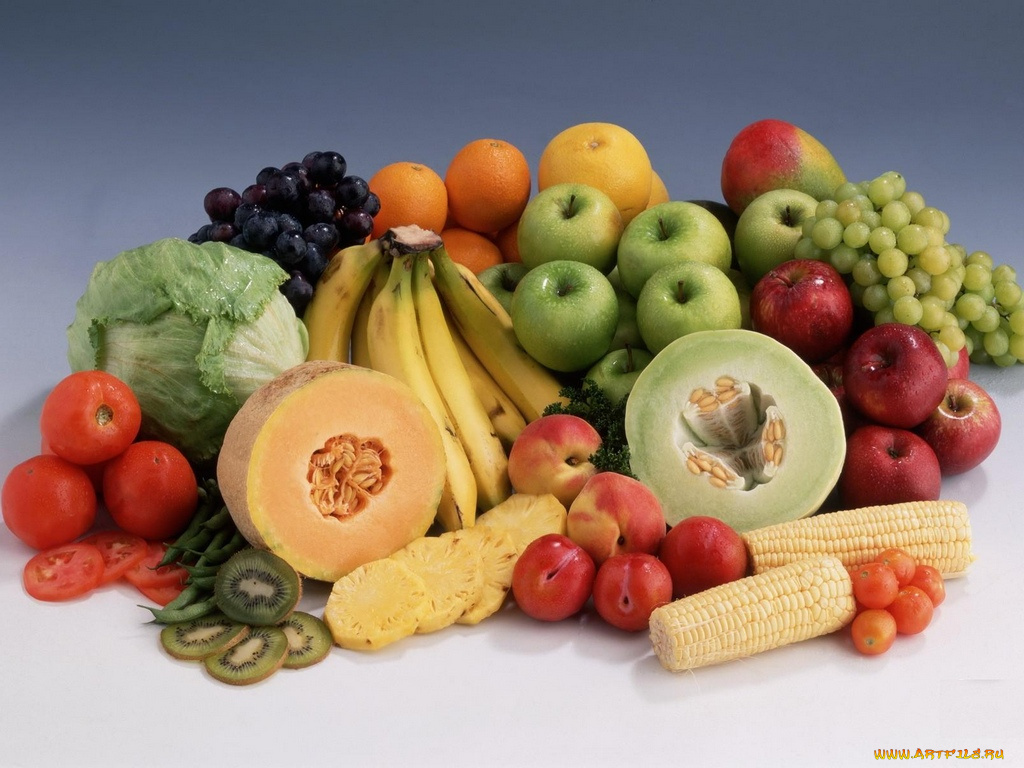 еда, фрукты, овощи, вместе