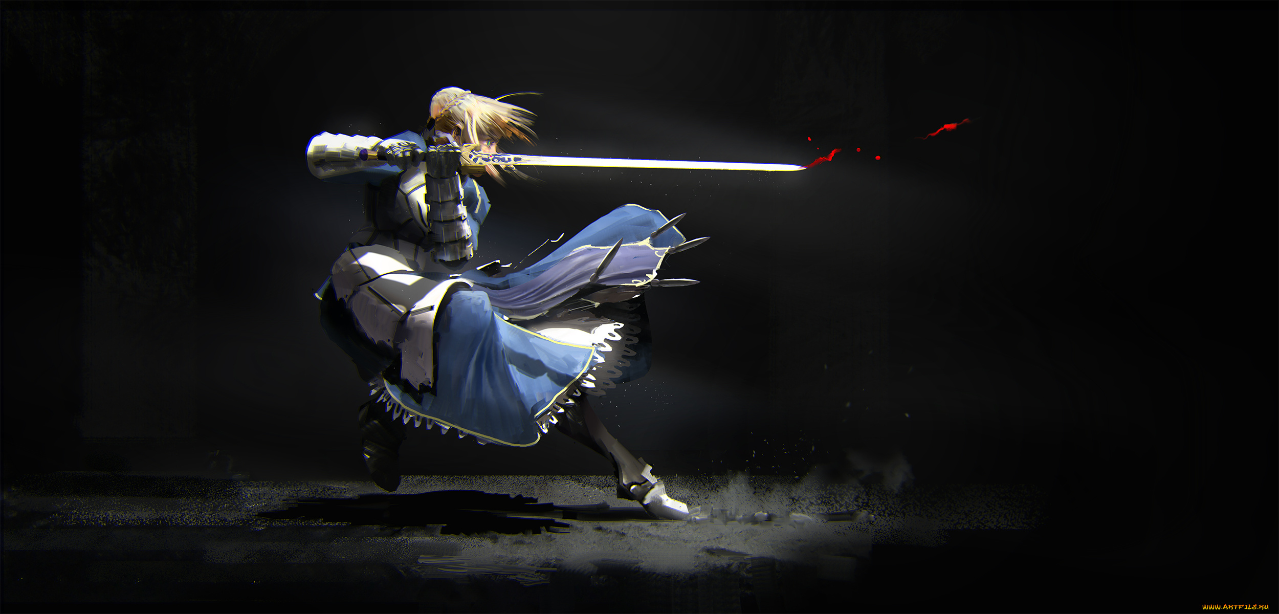 аниме, fate, stay, night, saber, stay, night