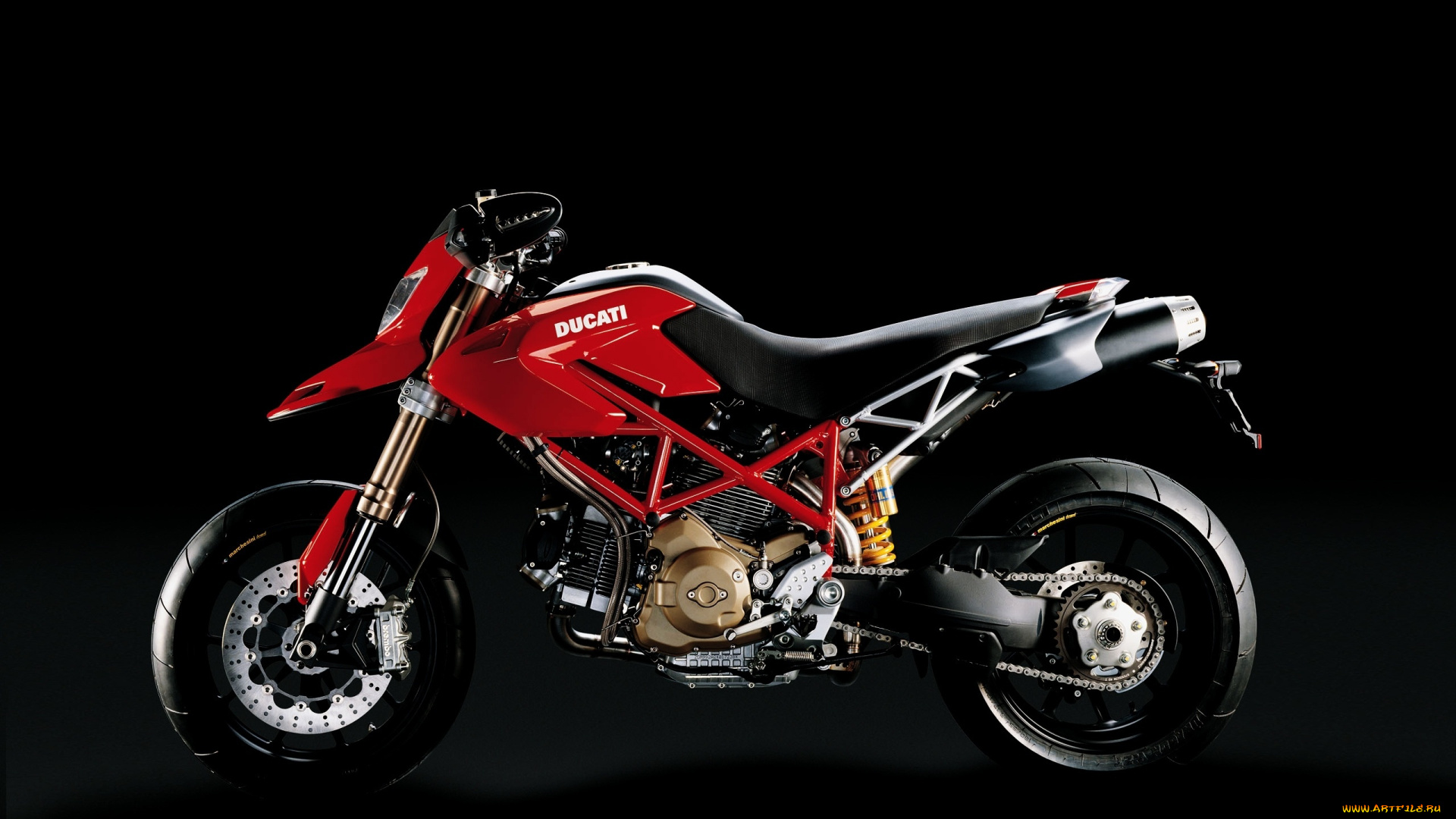 мотоциклы, ducati, красный, мотоцикл