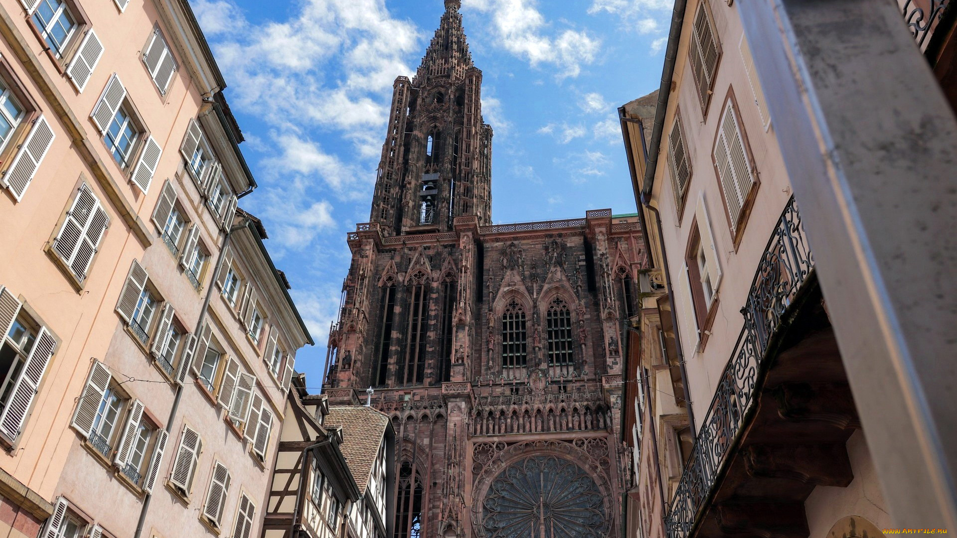 cathedral, of, strasbourg, города, страсбург, , франция, cathedral, of, strasbourg