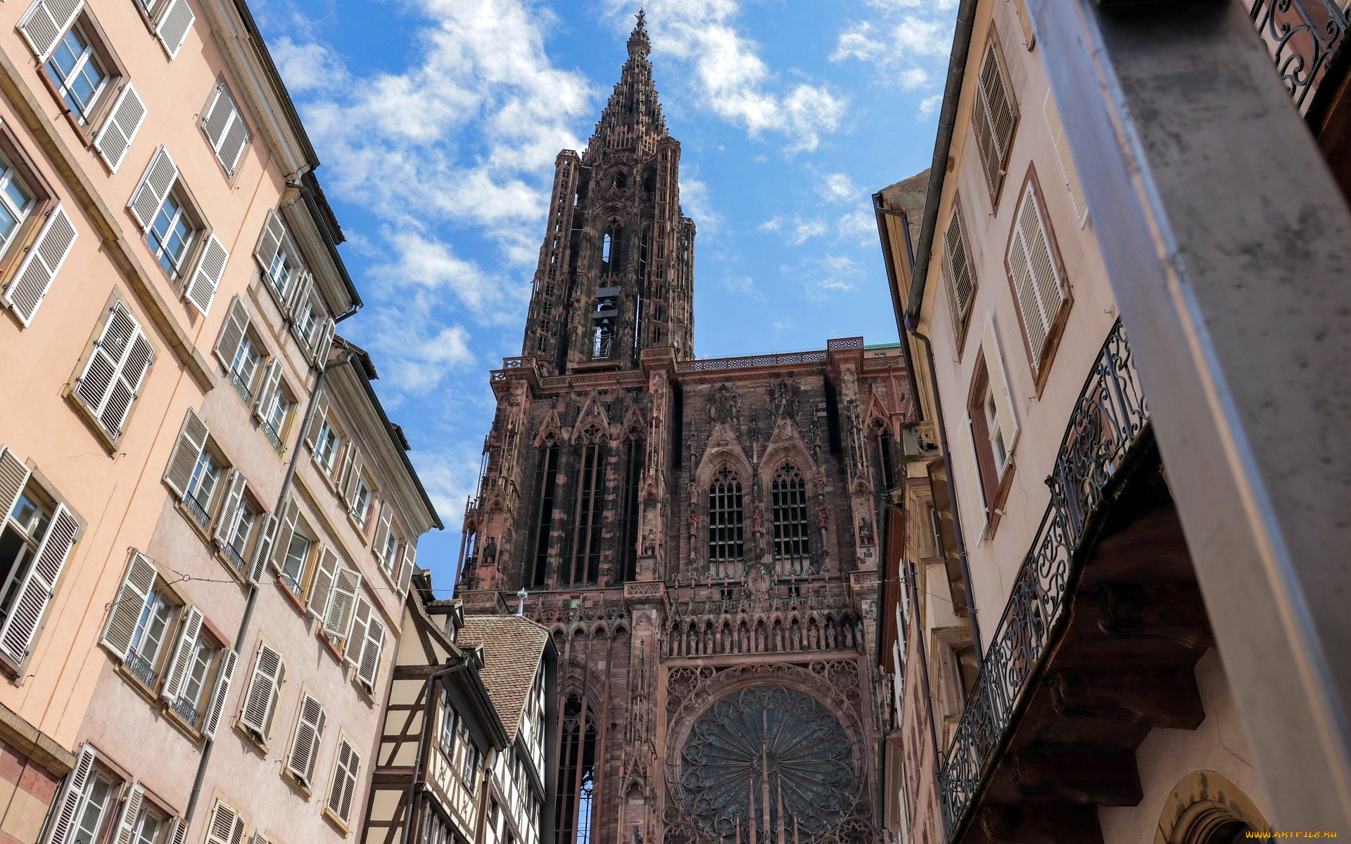 cathedral, of, strasbourg, города, страсбург, , франция, cathedral, of, strasbourg