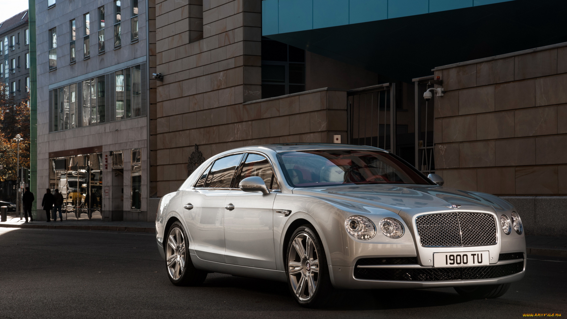 2014, bentley, flying, spur, v8, автомобили, bentley, дома, flying, город, серебряный