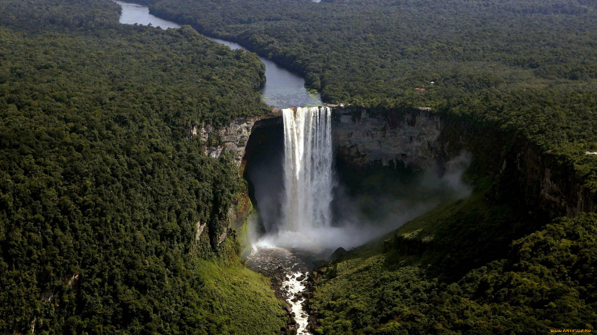 kaieteur, falls, guyana, природа, водопады, kaieteur, falls