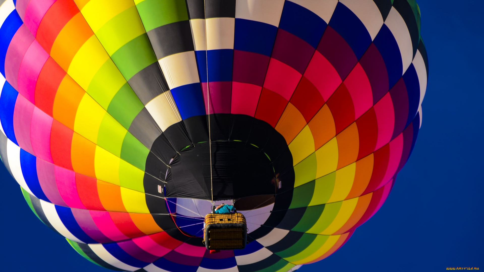 авиация, воздушные, шары, дирижабли, цветной, воздушный, шар, полет