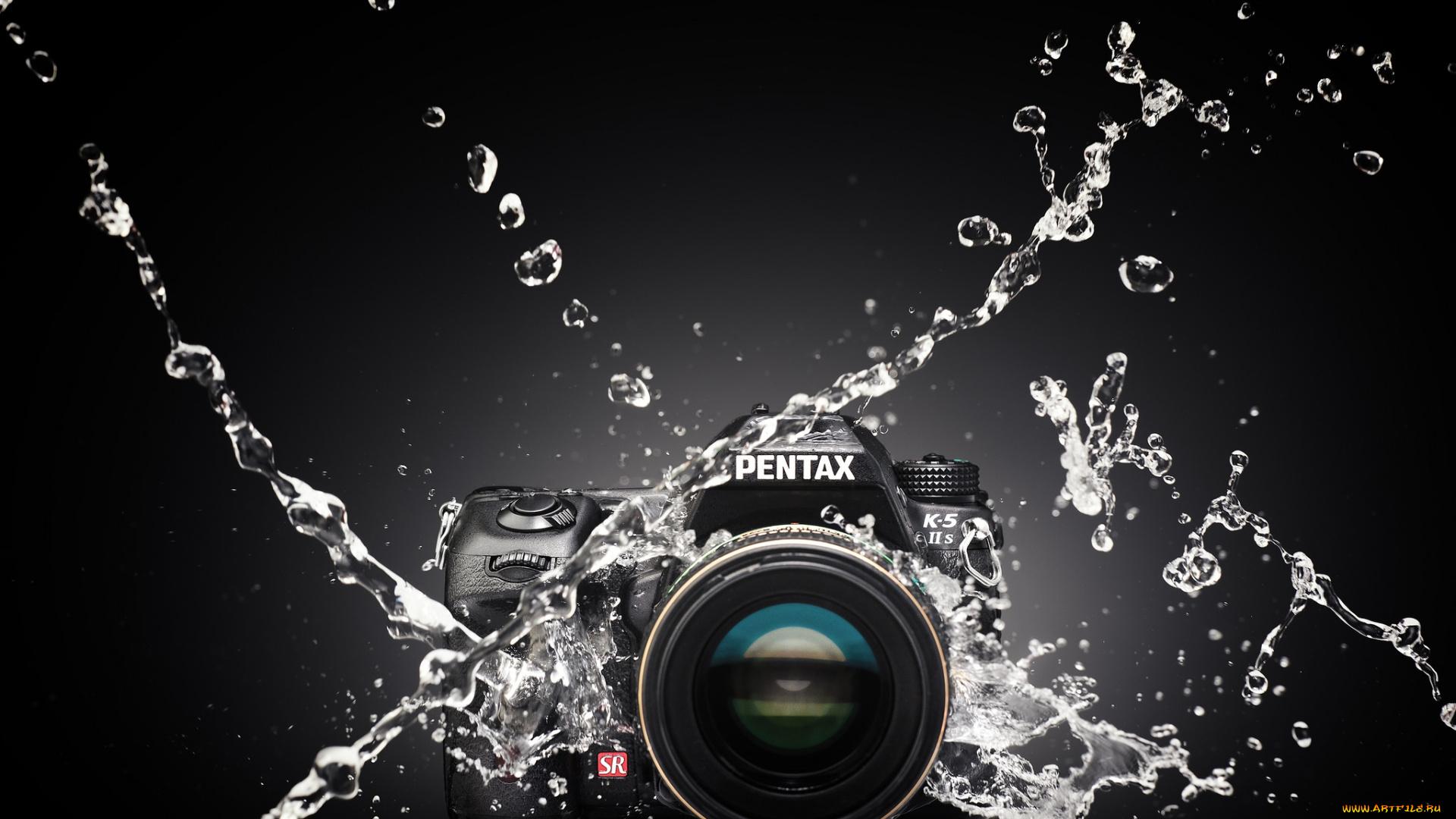 pentax, k-5iis, splash, бренды, pentax, фотокамера