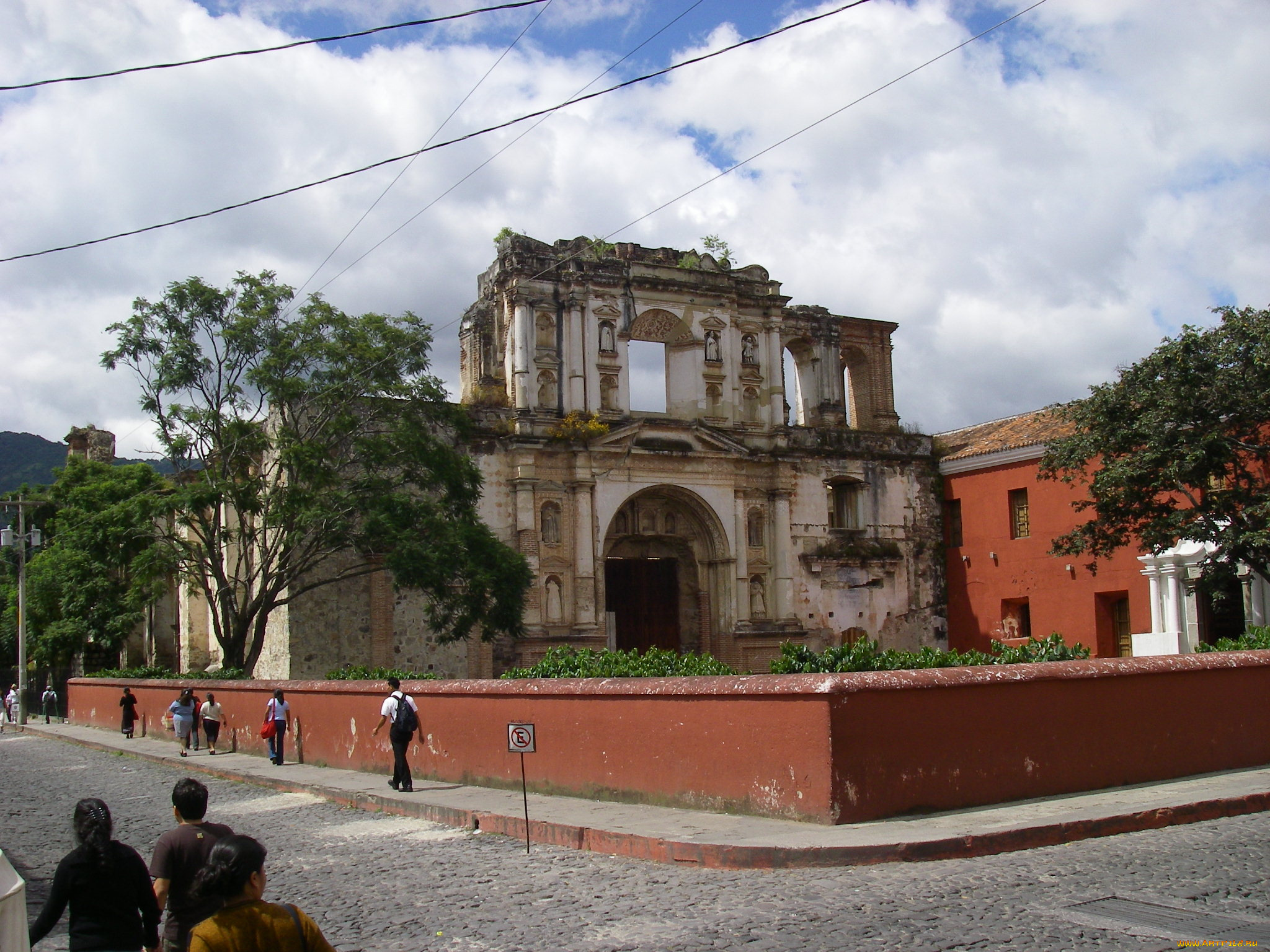 monument, antigua, guatemala, города, исторические, архитектурные, памятники