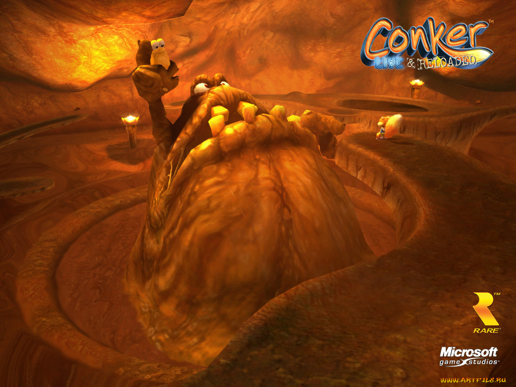 conker, live, and, reloaded, видео, игры