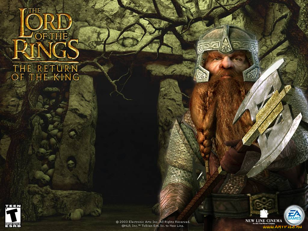 lord, of, the, rings, return, king, видео, игры