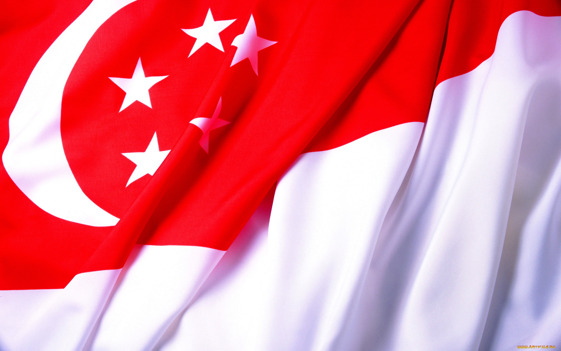 разное, флаги, гербы, флаг, сингапур