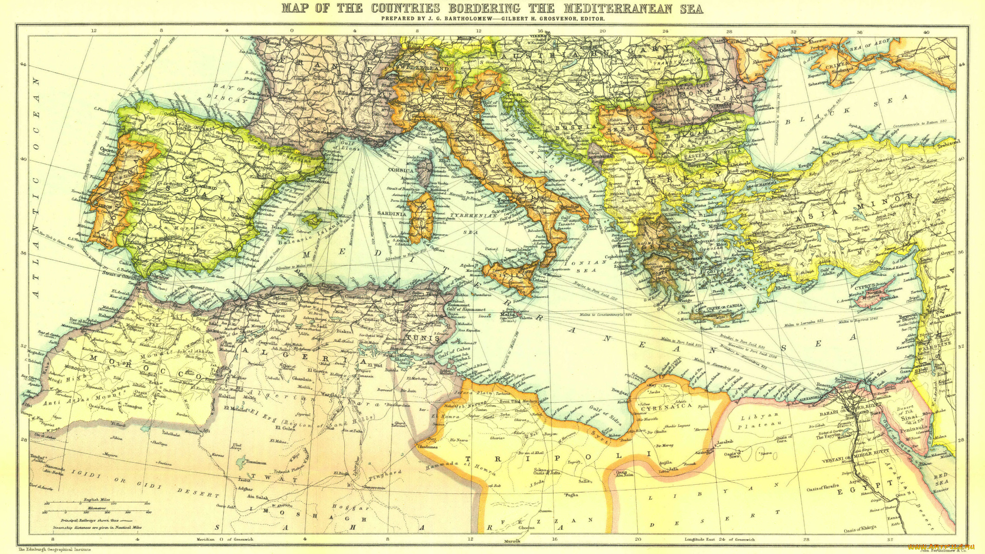 разное, глобусы, карты, средиземноморье, карта