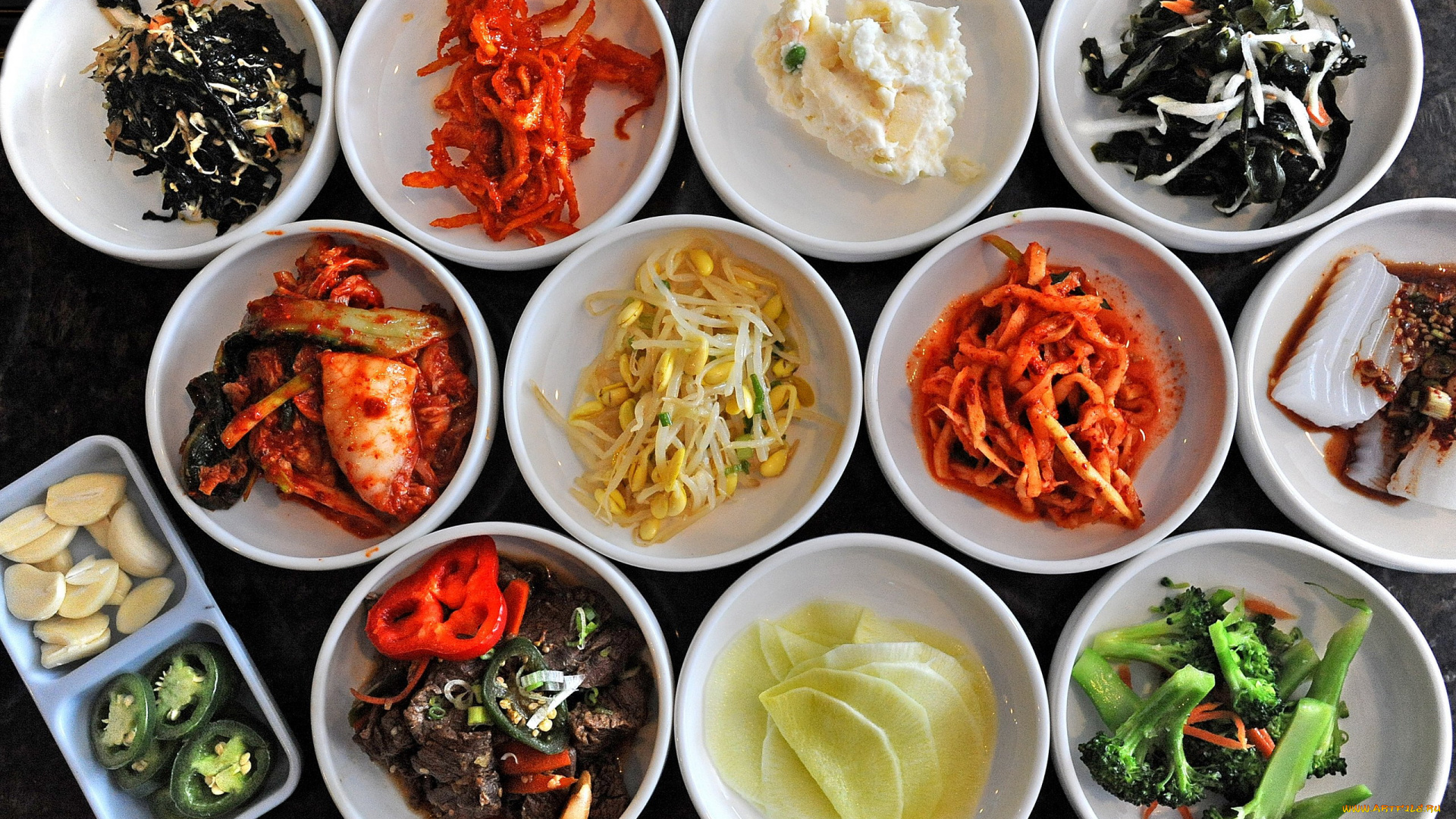 еда, салаты, , закуски, корейская, кухня, закуски, овощи