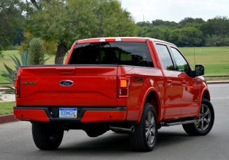 обоя автомобили, ford, 2014г, xlt, f-150, supercrew, красный