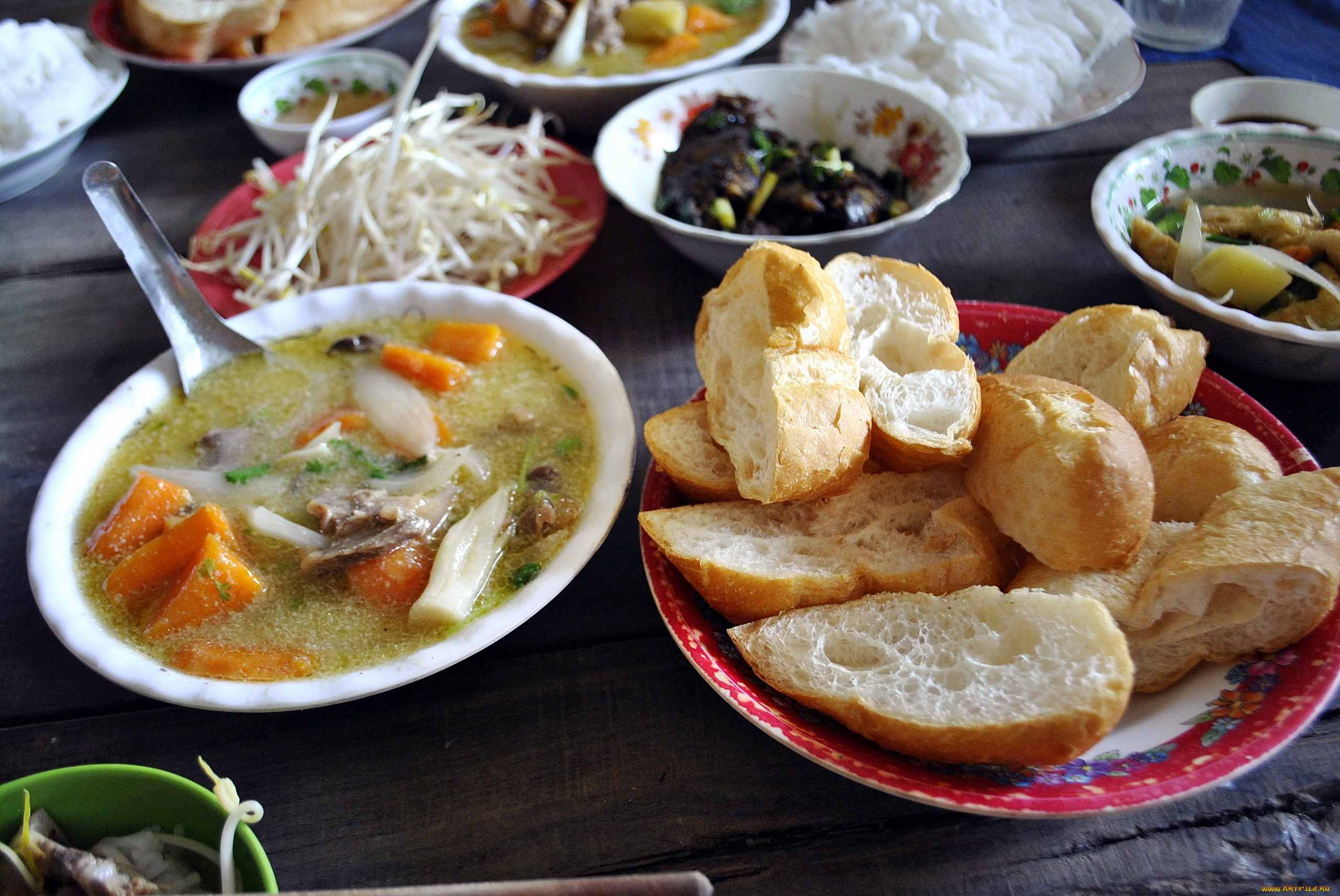 еда, первые, блюда, кухня, вьетнамская