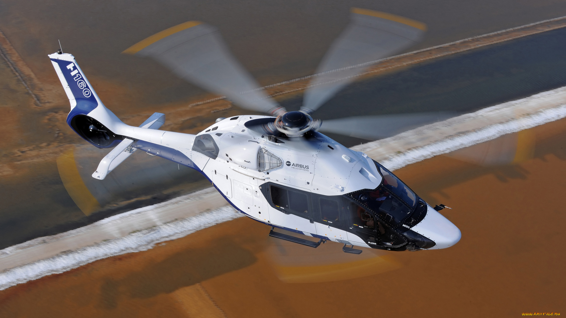 airbus, helicopters, h160, авиация, вертолёты, небо, вертолет, airbus, helicopters, h160