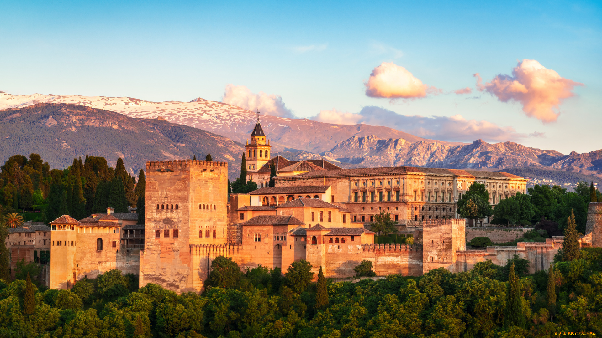 alhambra, города, -, дворцы, , замки, , крепости, простор