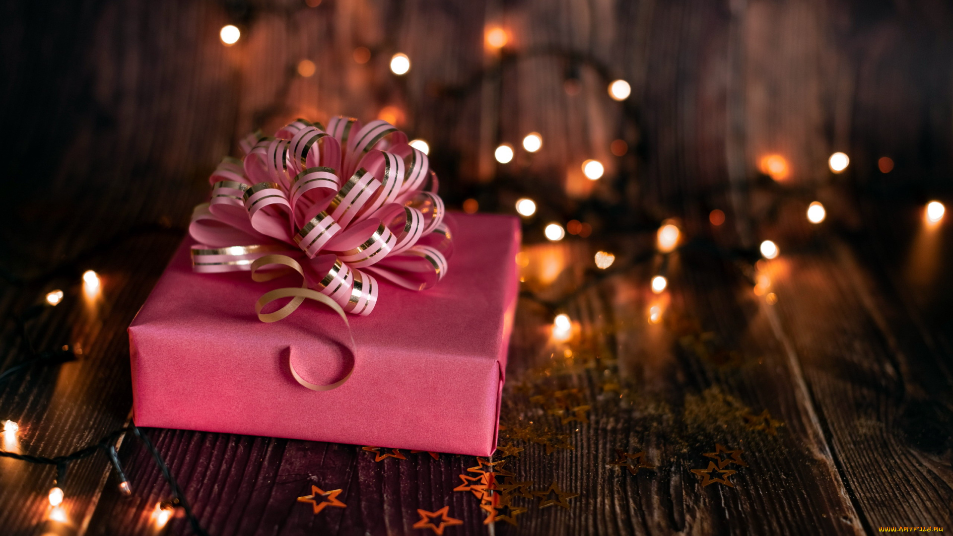 праздничные, подарки, и, коробочки, бант, подарок