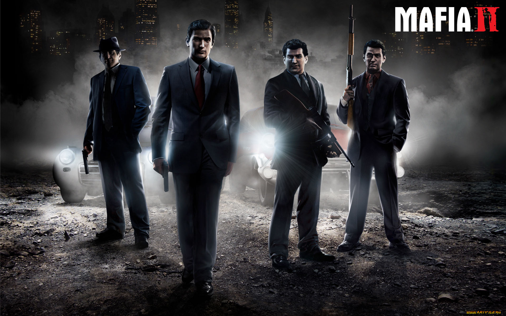видео, игры, mafia, ii, мафия, бандиты, оружие, машина