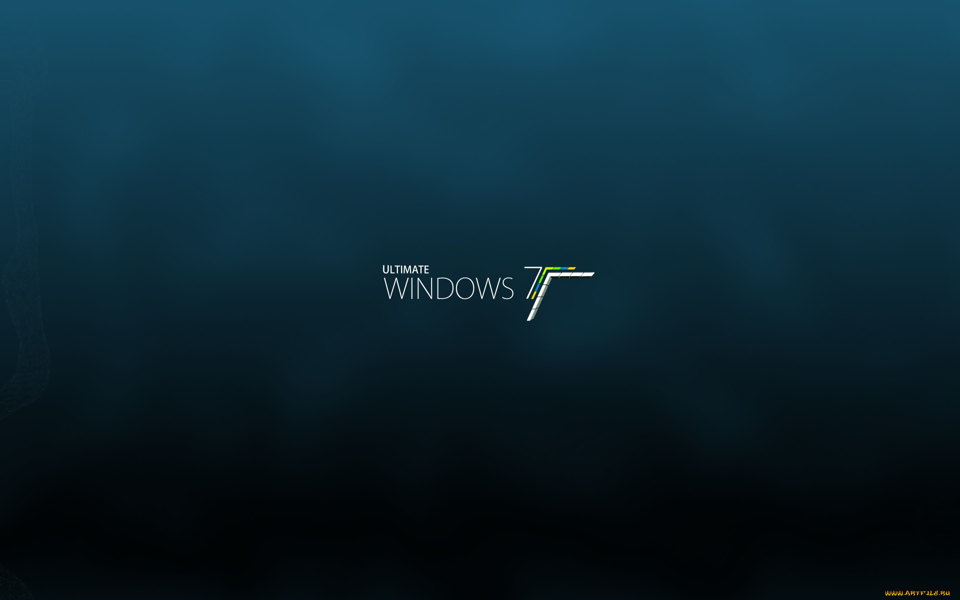 компьютеры, windows, 7, , vienna, логотип, фон