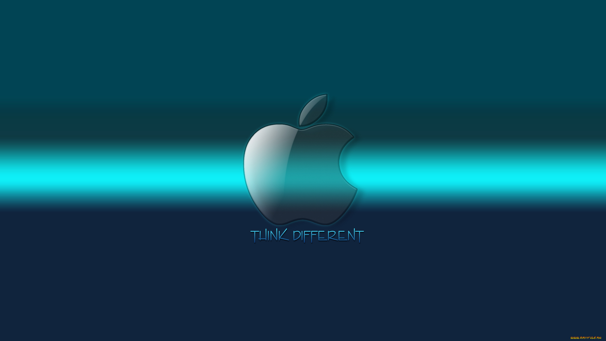 компьютеры, apple, синий, яблоко, логотип