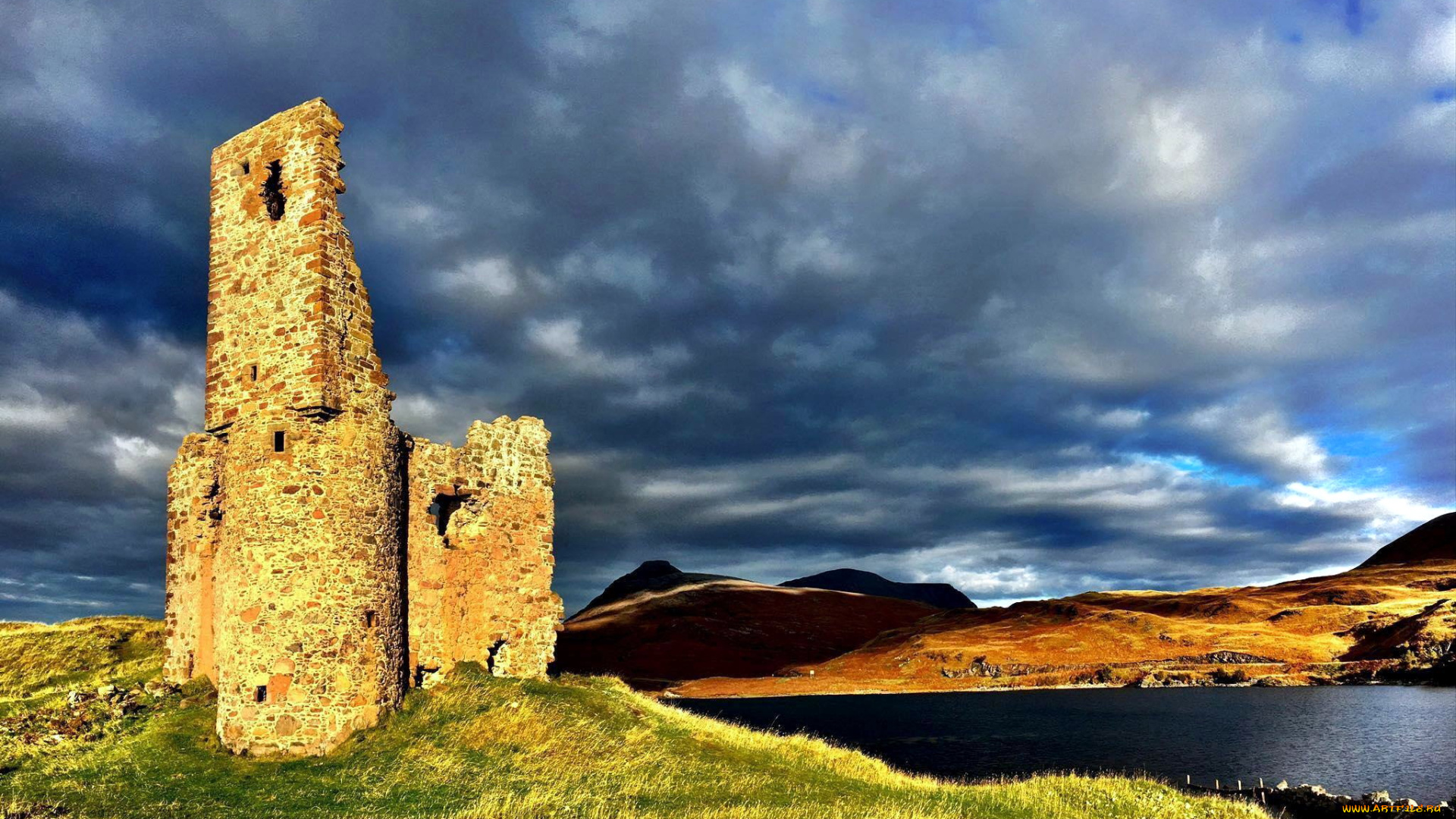ardwreck, castle, scotland, города, замки, англии, ardwreck, castle