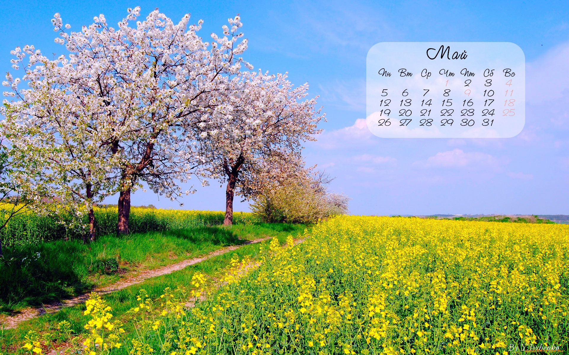 календари, природа, весна