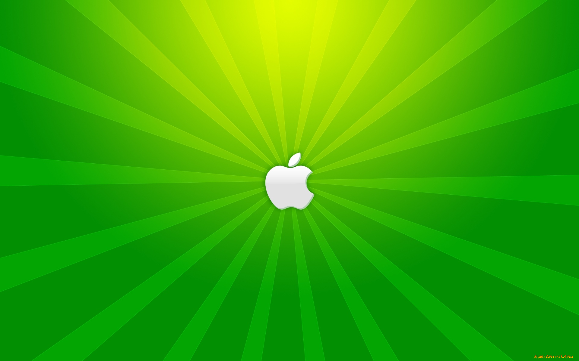 компьютеры, apple, полосы, лучи, яблоко, логотип, зеленый