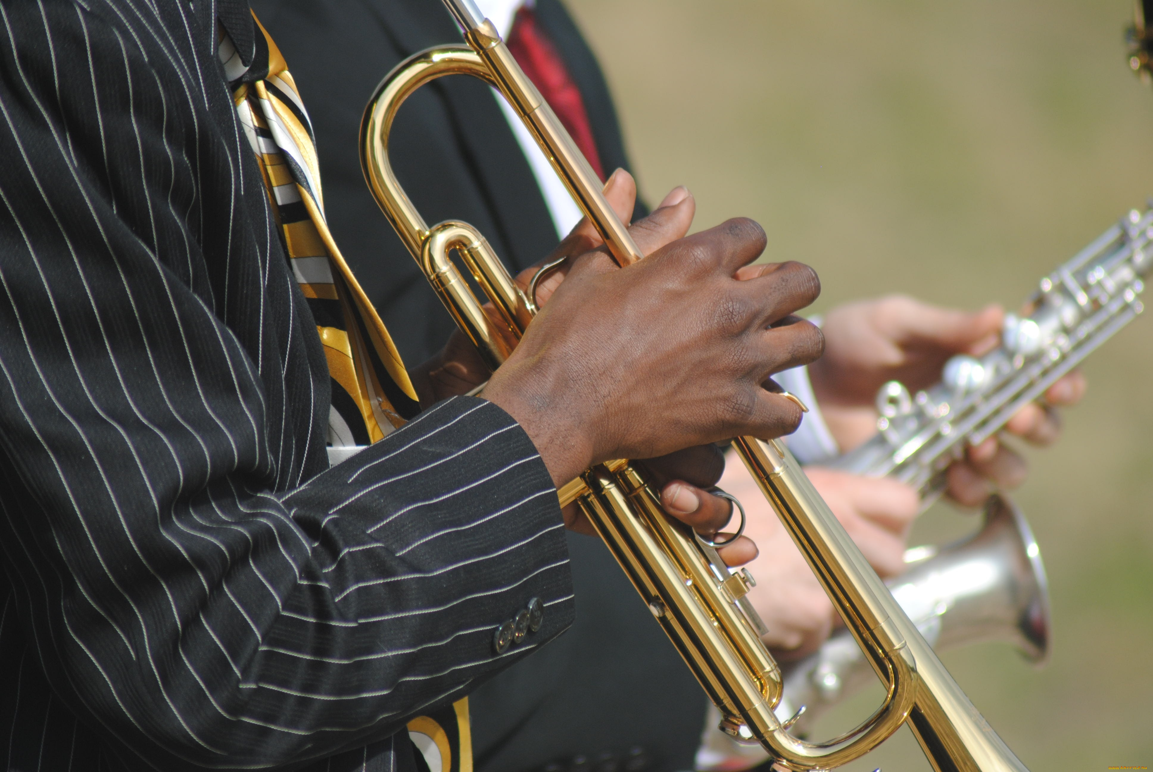 музыка, -музыкальные, инструменты, саксофон, труба, руки