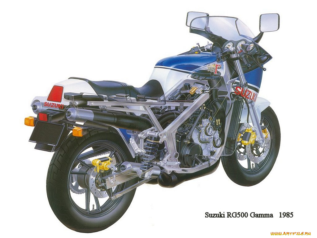 suzuki, rg500, мотоциклы