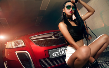 Картинка автомобили авто+с+девушками взгляд девушка азиатка автомобиль