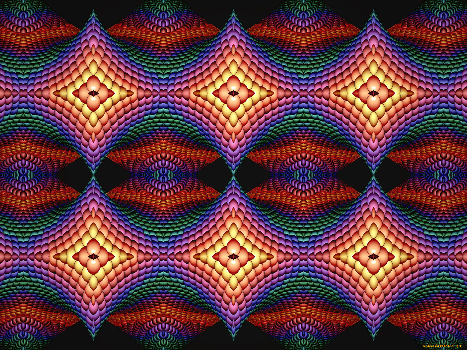 3д, графика, fractal, фракталы, цвета, абстракция