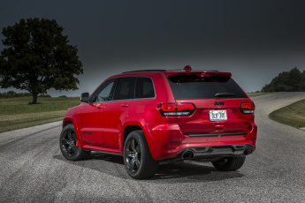 Картинка автомобили jeep красный wk2 red vapor srt cherokee grand 2015г