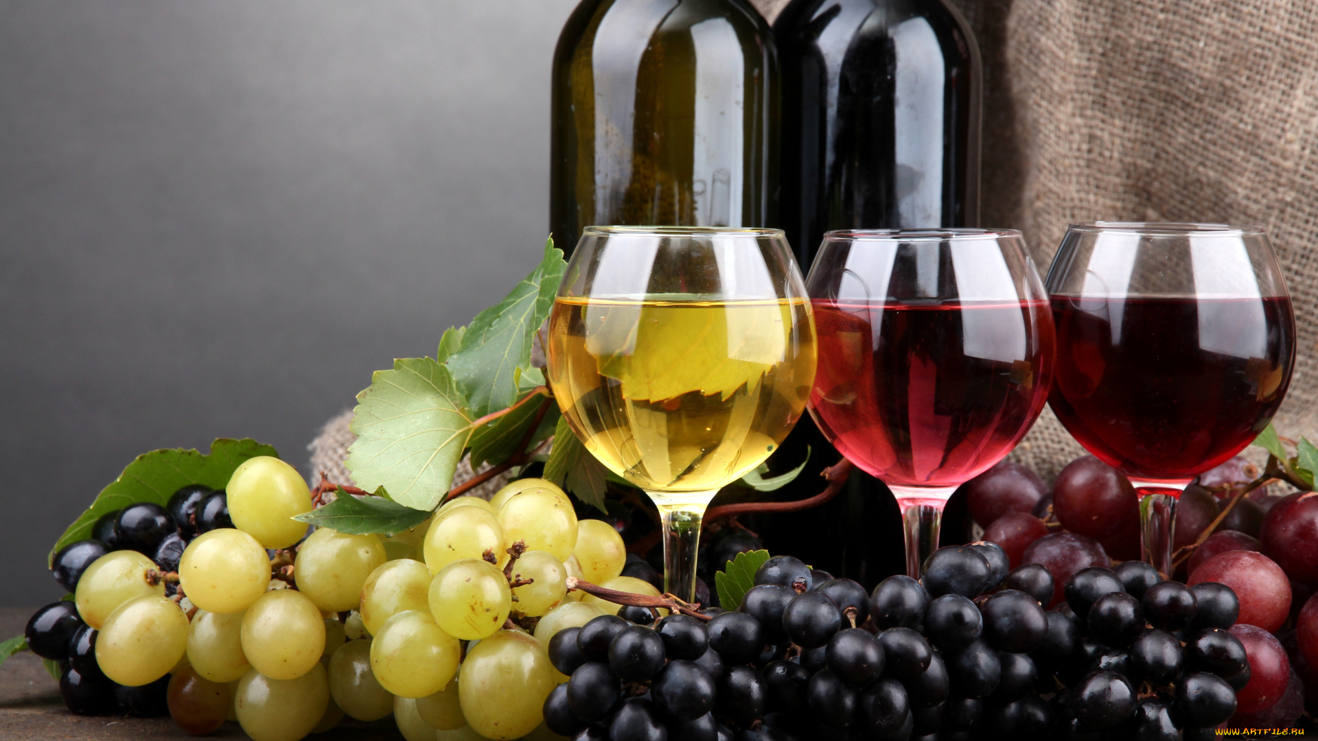 еда, напитки, вино, виноград, бокалы
