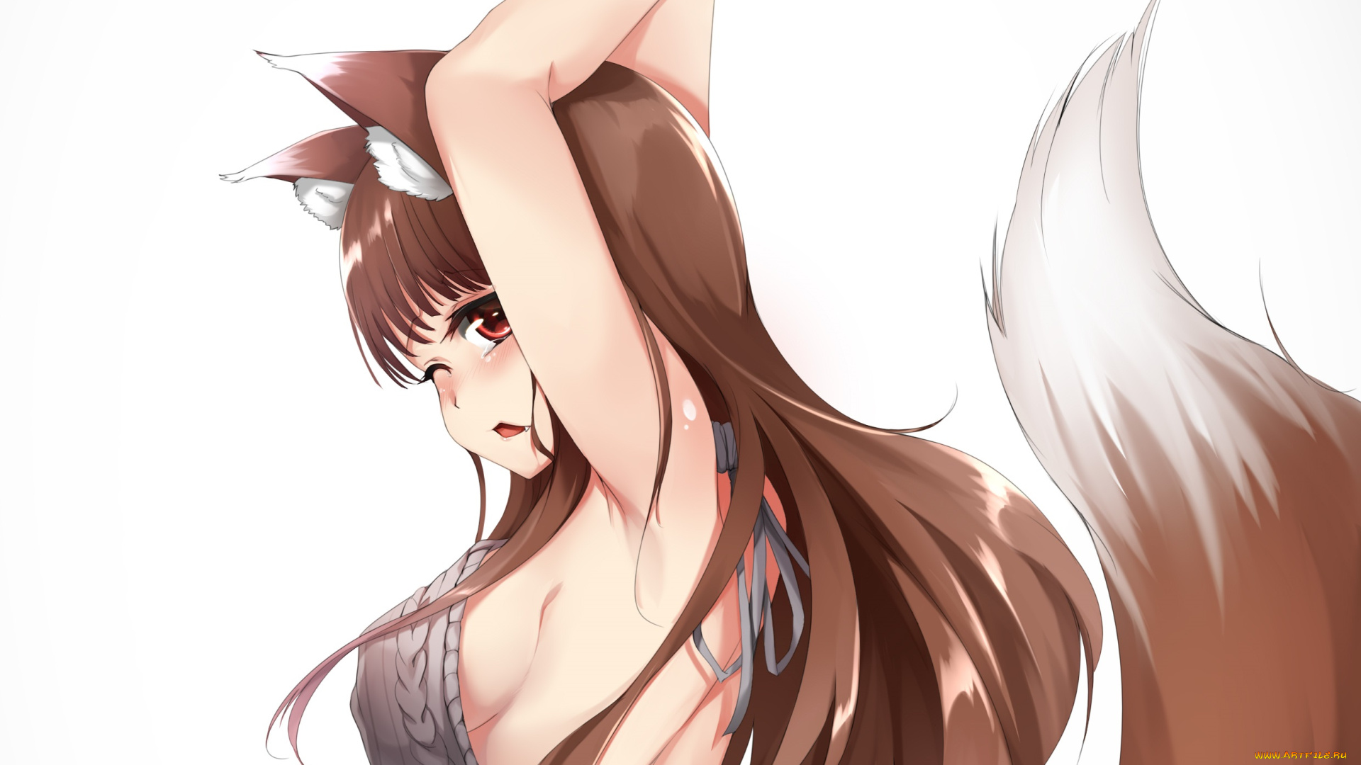 аниме, spice, and, wolf, holo